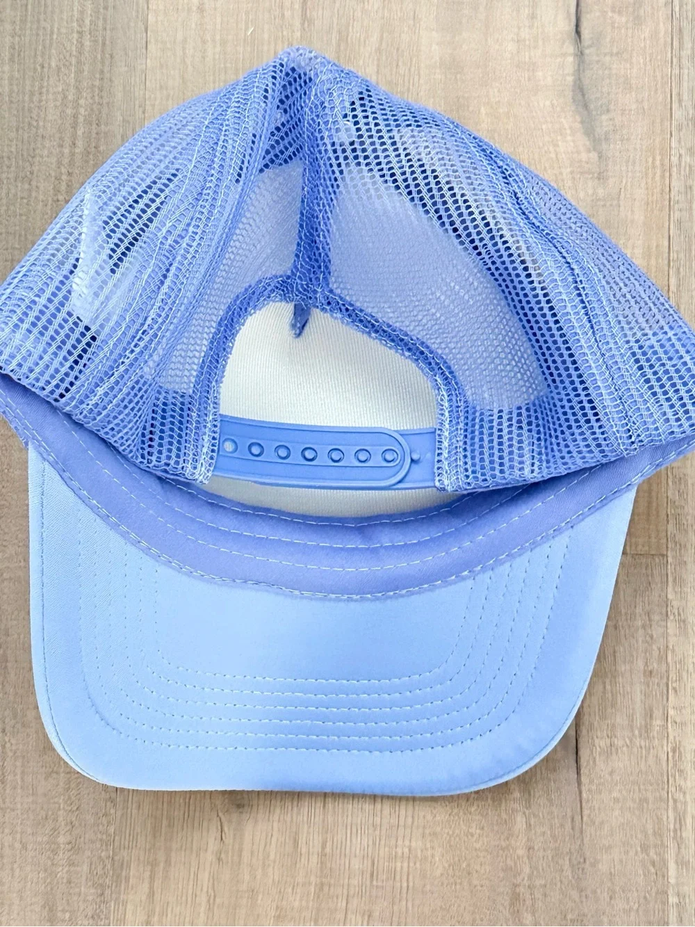 Dolly Parton Light Periwinkle Blue Butterfly Adjustable Trucker Women’s Hat